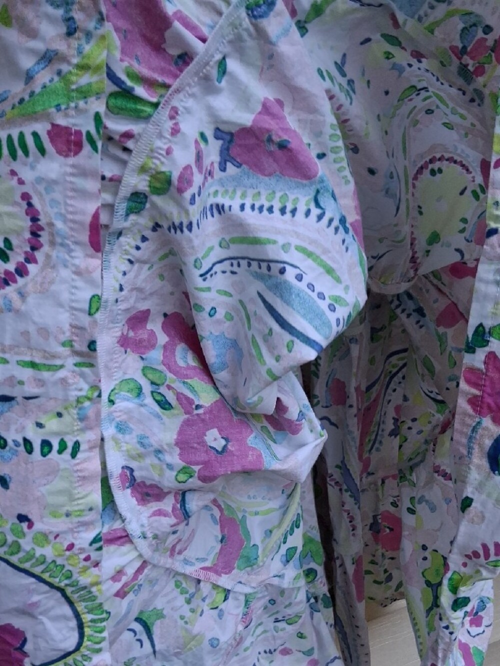crown & ivy Pink and Green Floral Tiered Maxi Sundress - Picture 11 of 16